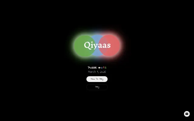 Qiyaas – a word game based on numbers