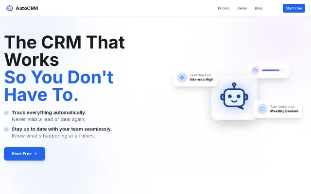 Sales Tracking Agent that doubles up as a CRM