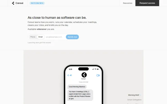 Consul – AI Executive Assistant
