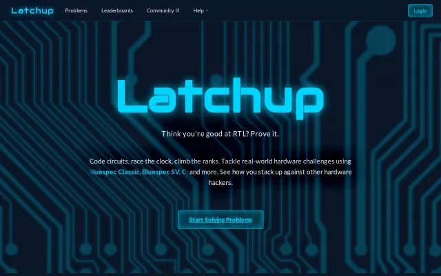 Latchup – Competitive programming for hardware description languages