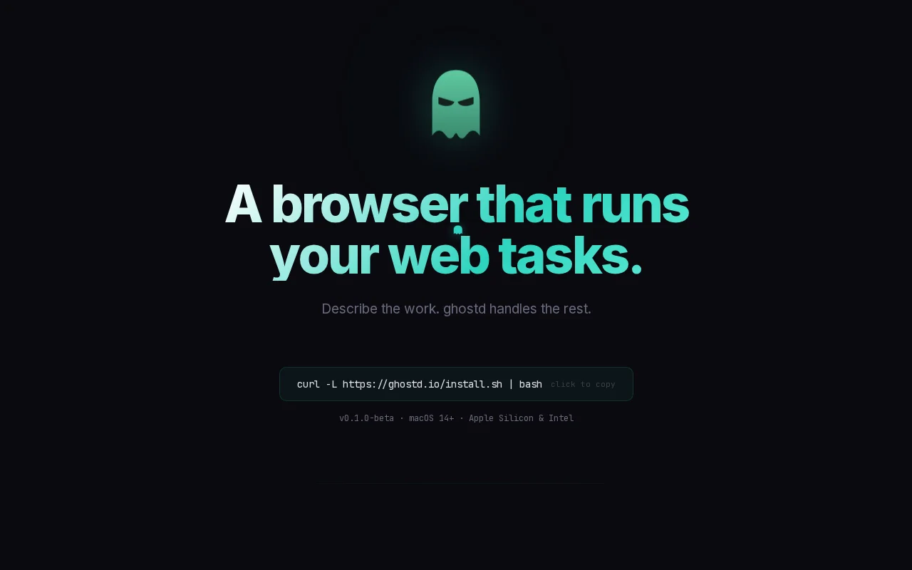 AI agent that runs real browser workflows
