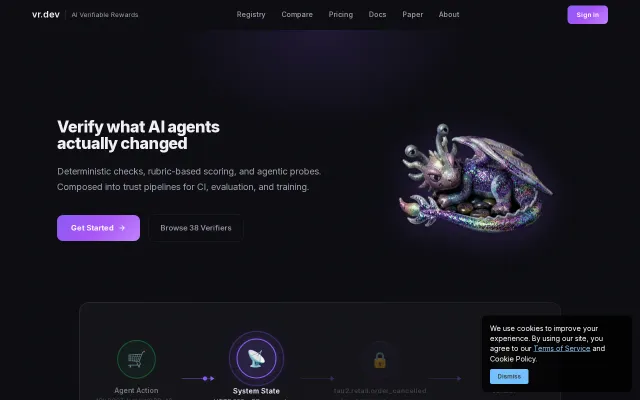 VR.dev – Open-source verifiers for what AI agents did