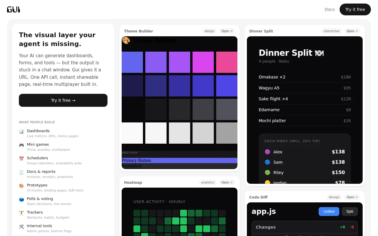 Gui.new – The Visual Layer for AI