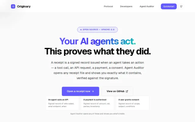 See what your AI agent did and verify it locally