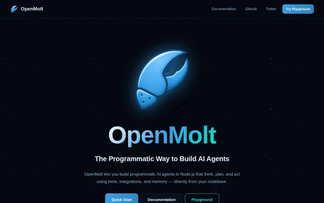 OpenMolt – A programmatic AI agent framework for Node.js