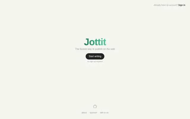 Jottit – Publish in seconds, reviving my 2007 project with Aaron Swartz