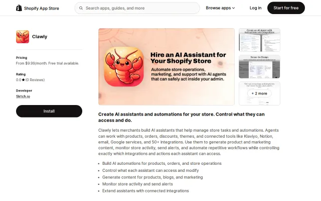 Clawly – OpenClaw for Shopify Merchants