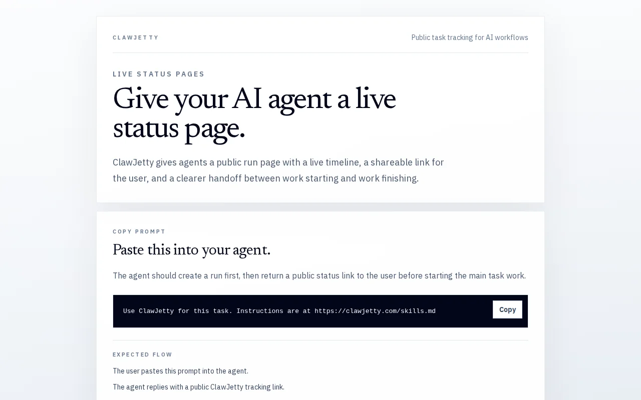 ClawJetty: See what your AI Agent is Doing