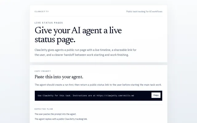 ClawJetty: See what your AI Agent is Doing