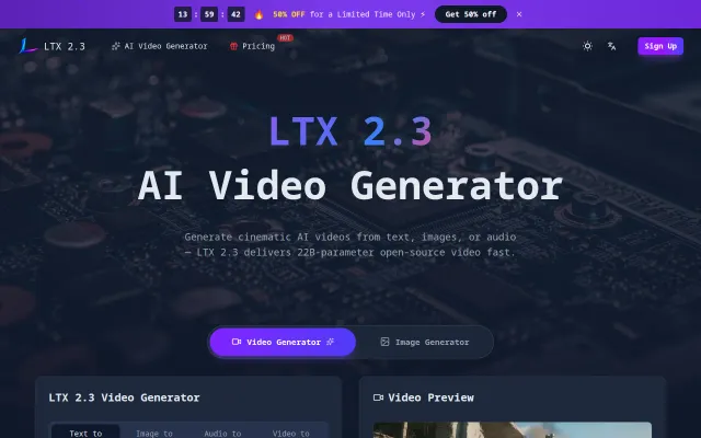 Ltx 2.3 – Audio to Video