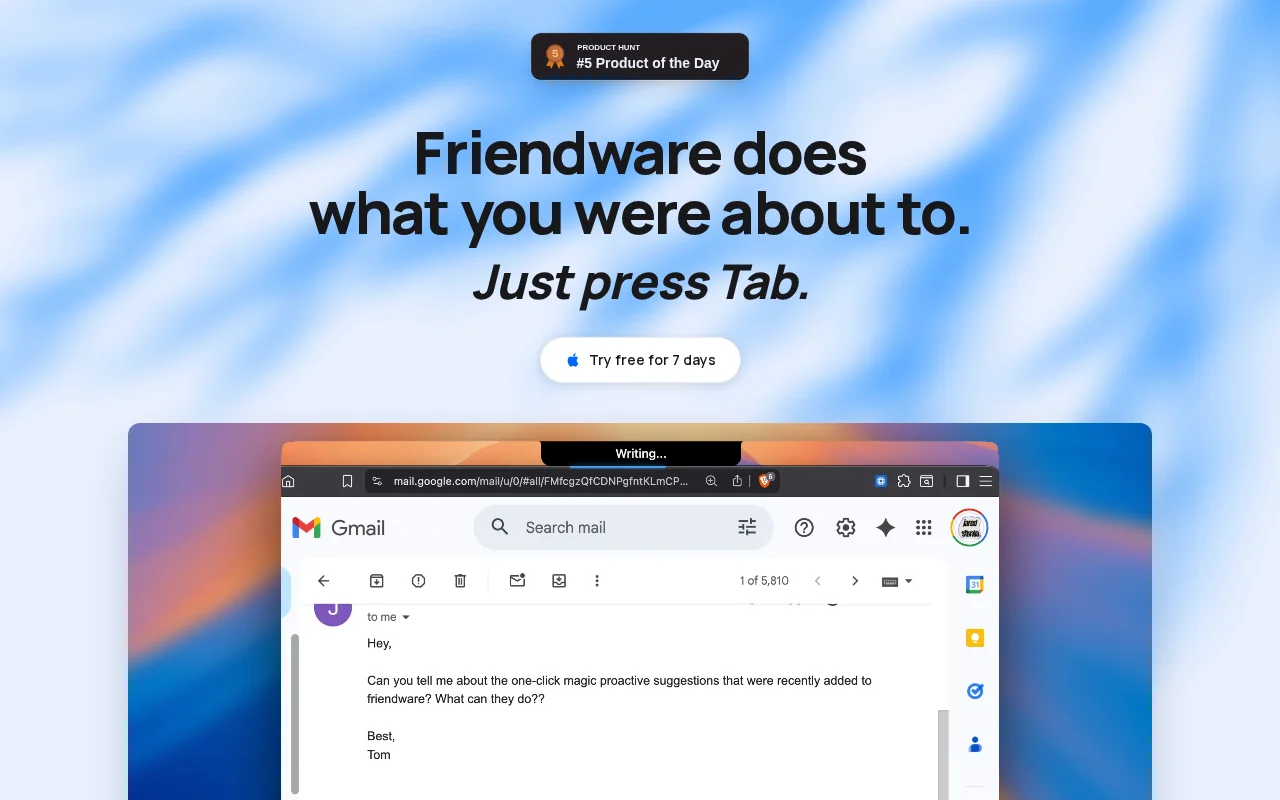 Friendware – Tab-to-complete everywhere on macOS