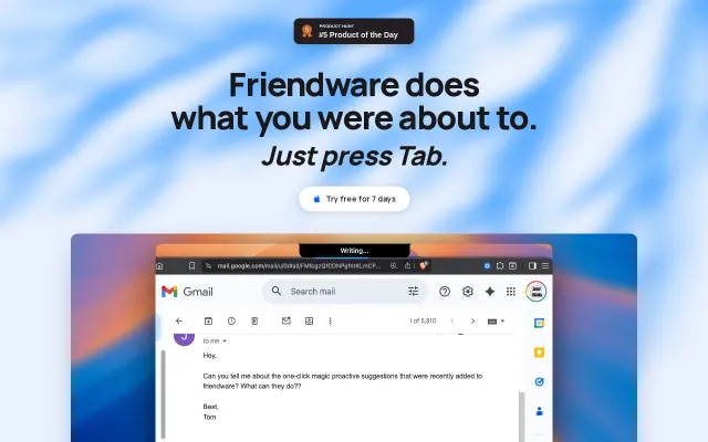 Friendware – Tab-to-complete everywhere on macOS