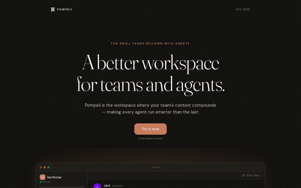 A workspace for humans and agents to do real work