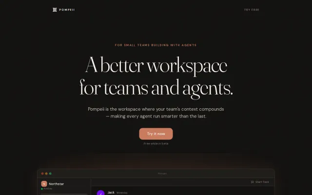 A workspace for humans and agents to do real work