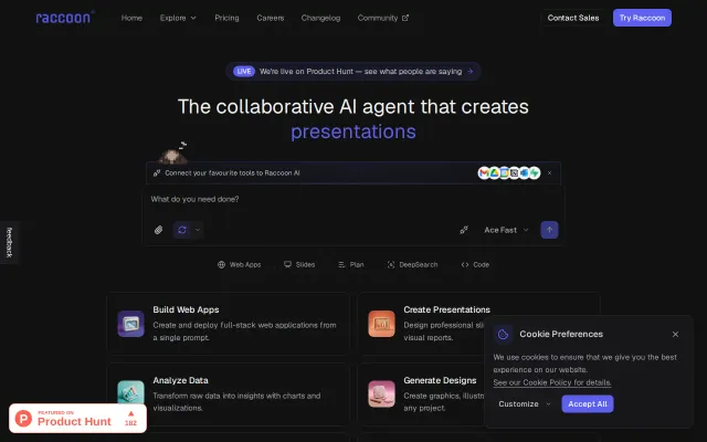 Raccoon AI – Collaborative AI Agent for Anything