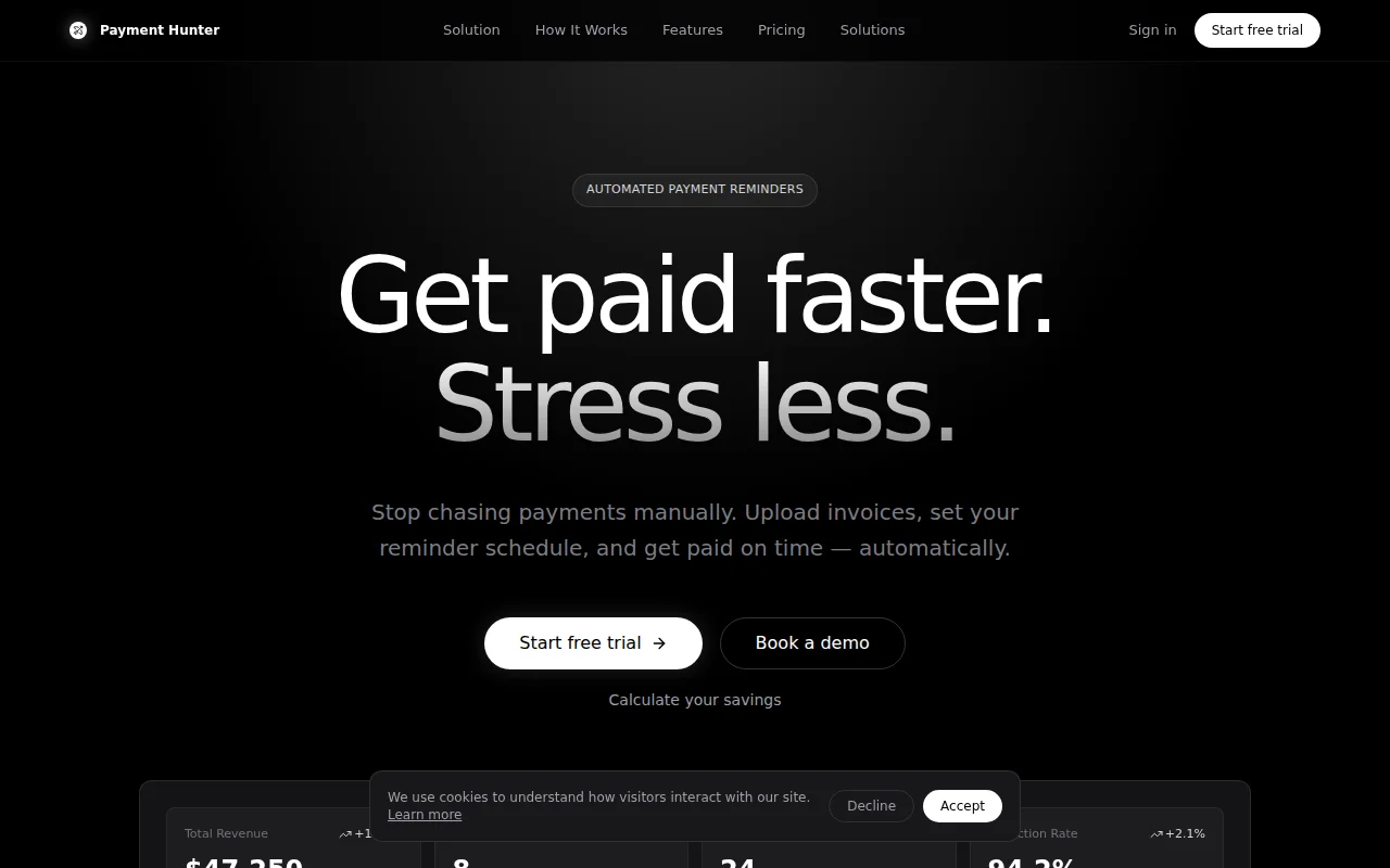 Payment Hunter – AI-powered invoice reminders for freelancers