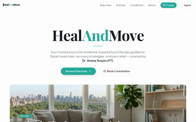 Using AI to generate accurate illustrations for physiotherapy site
