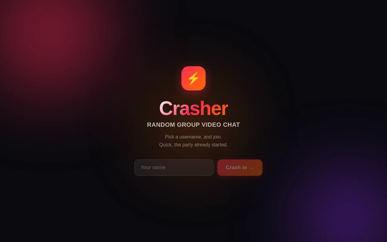 Crasher – Random Group Chat