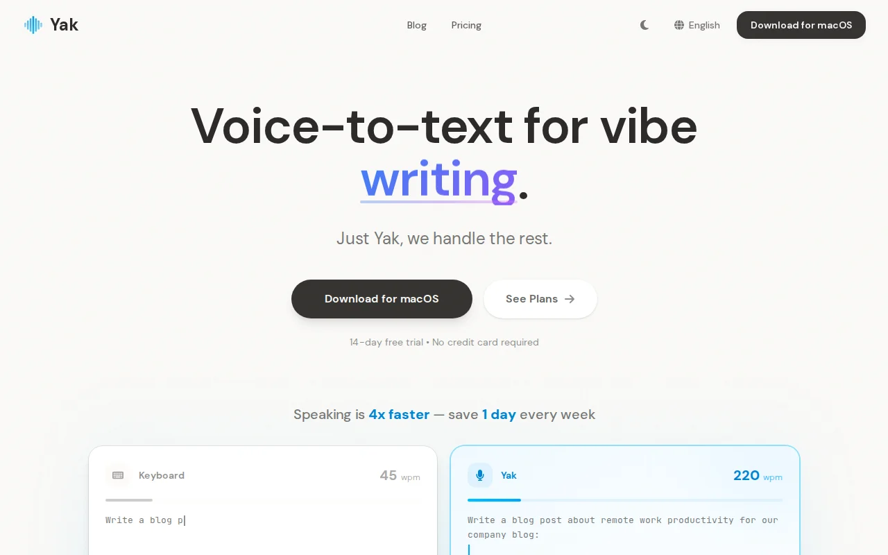 Yak – Voice typing tool in Tauri/Rust that auto-presses Enter for you