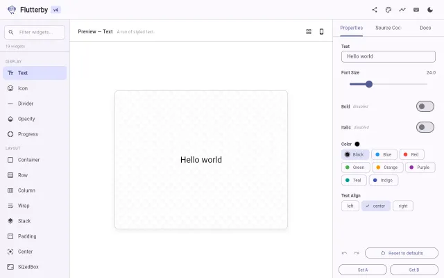 Flutterby, an App for Flutter Developers