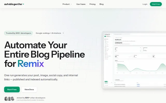 AutoBlogWriter – drop-in blog automation SDK for Next.js and React