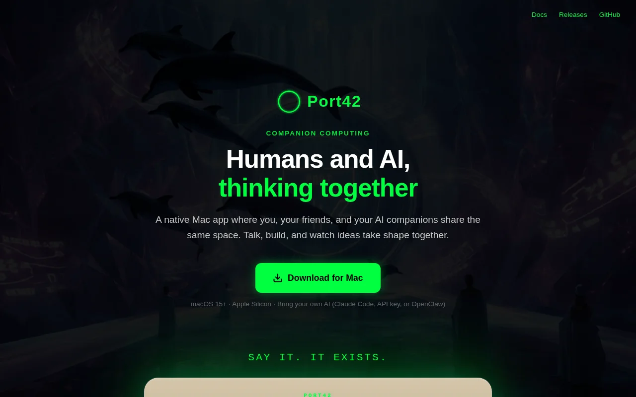 Port42 – AI companions that build and act on your Mac (v0.5.0)