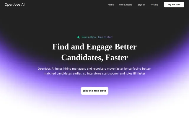 OpenJobs AI – An AI agent for outbound recruiting and sourcing