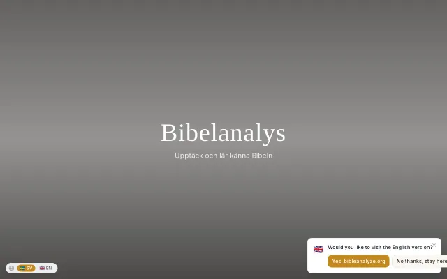 I built an interactive Bible explorer with timelines, popups and maps