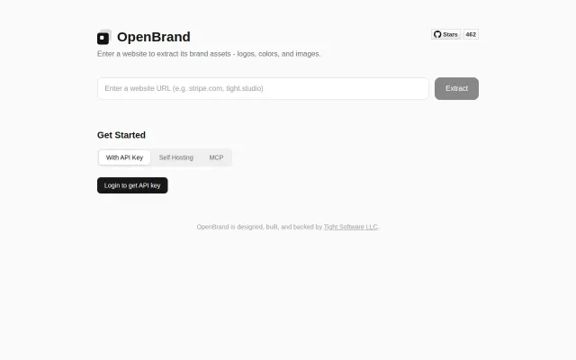 Open-source, extract any brand's logos, colors, and assets from a URL