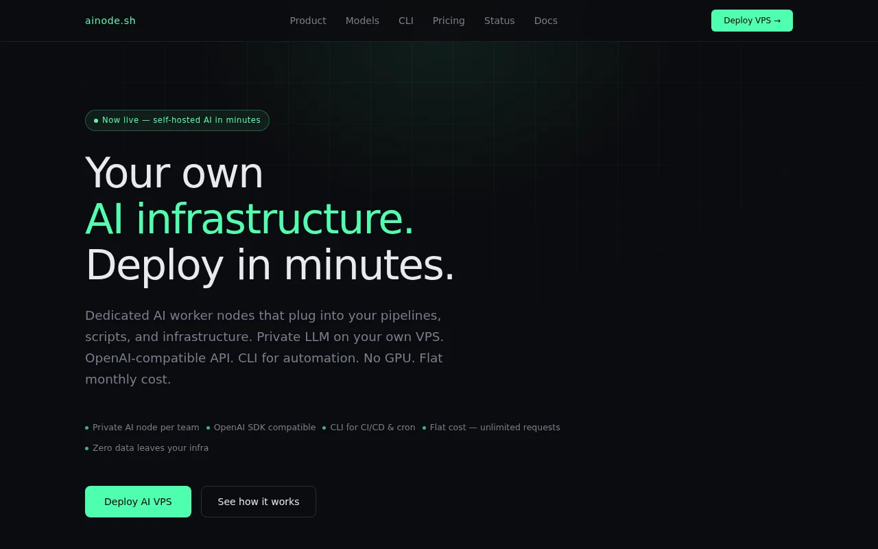 Stop renting AI – run AI workers on your own dedicated node