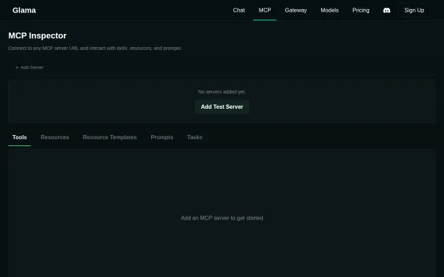 MCP Inspector – connect and test any MCP server