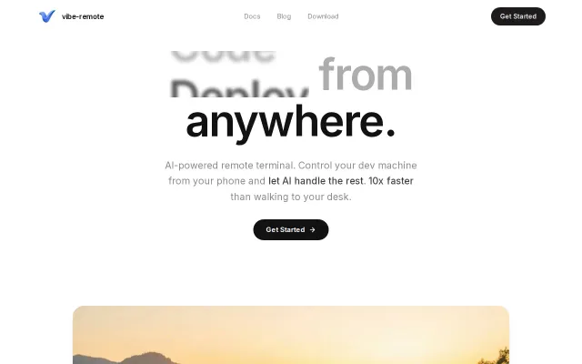 Vibe – Code from your bed or the park with Claude Code/Codex