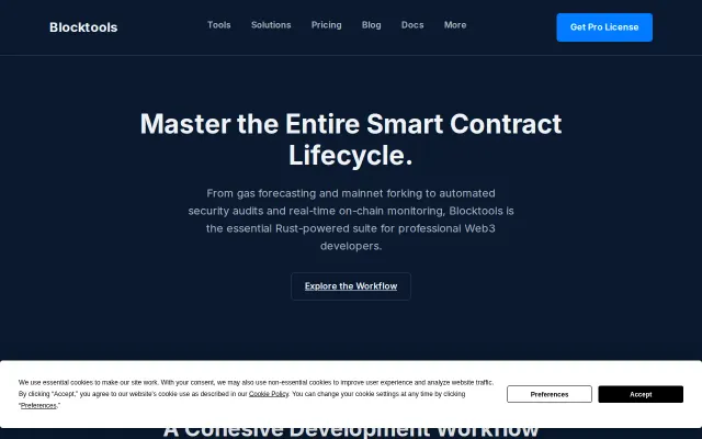 Blocktools – a Rust-powered suite for the smart contract lifecycle