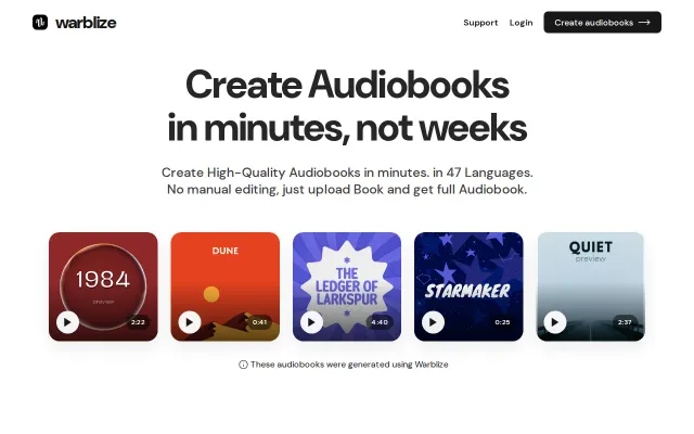 Narrate Books in Any Language