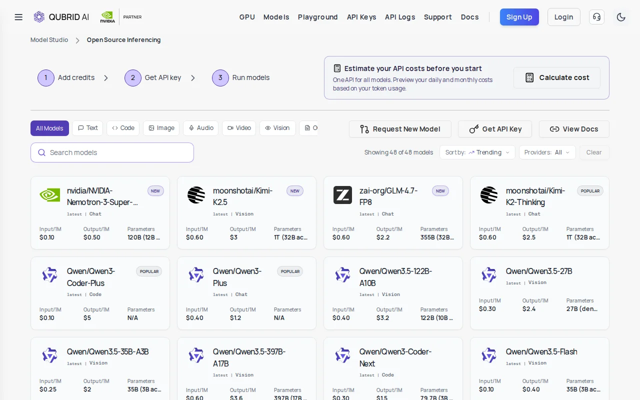 We built a way to try 50 AI models from one API