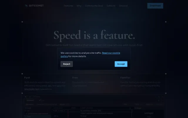 GitComet speedy Git GUI written in Rust end-to-end