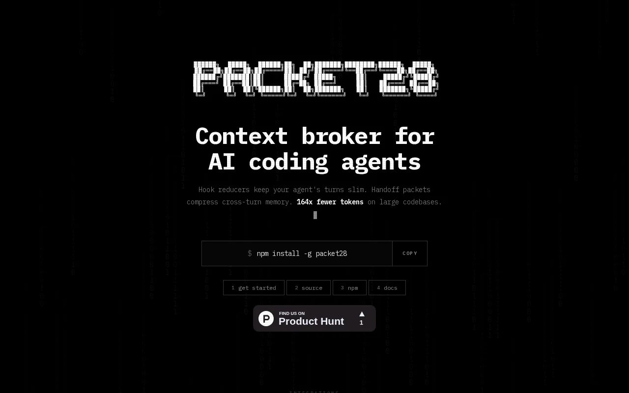 Packet28 – Context Layer for AI coding agents