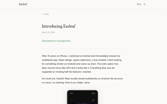 I built an audiobook player that syncs with your physical book