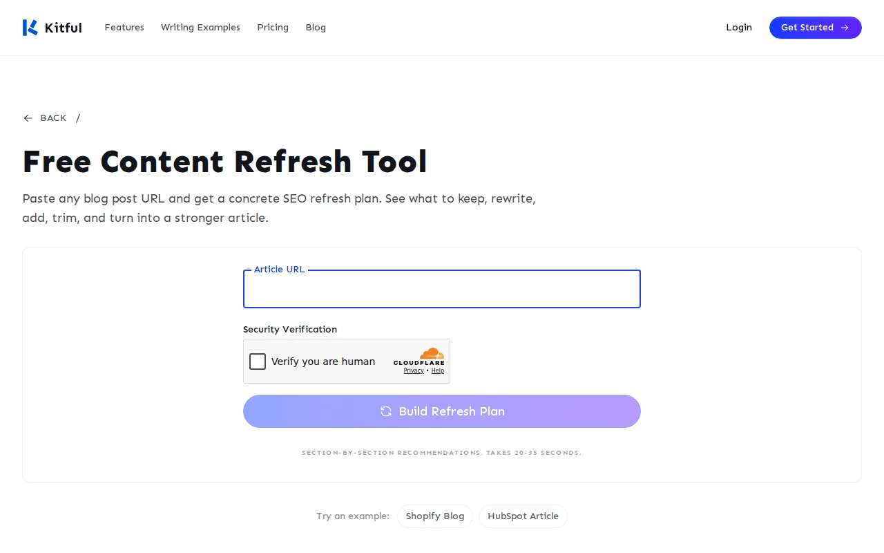 I created a free tool to analysis your old blog posts for suggestions