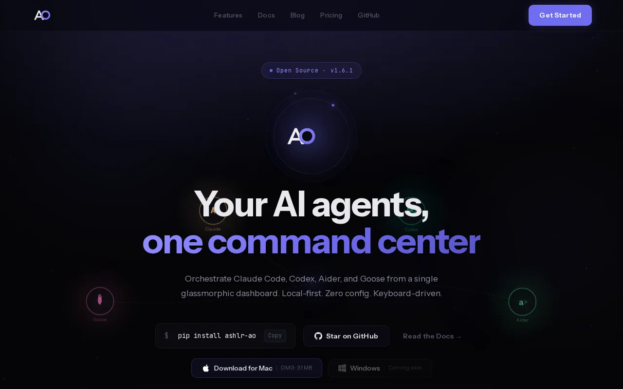 Ashlr AO – AI agent orchestration dashboard (for sale, $9.5K)