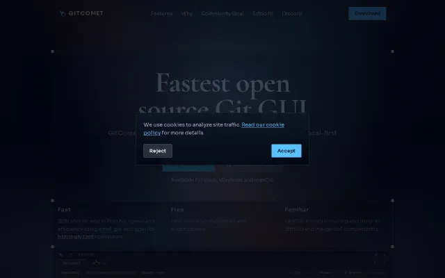 GitComet fastest open source Git GUI launched
