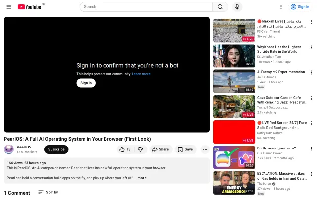 PearlOS: we gave AI a talking desktop environment instead of a text box