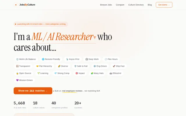 JobsByCulture – Find jobs where you'll enjoy working