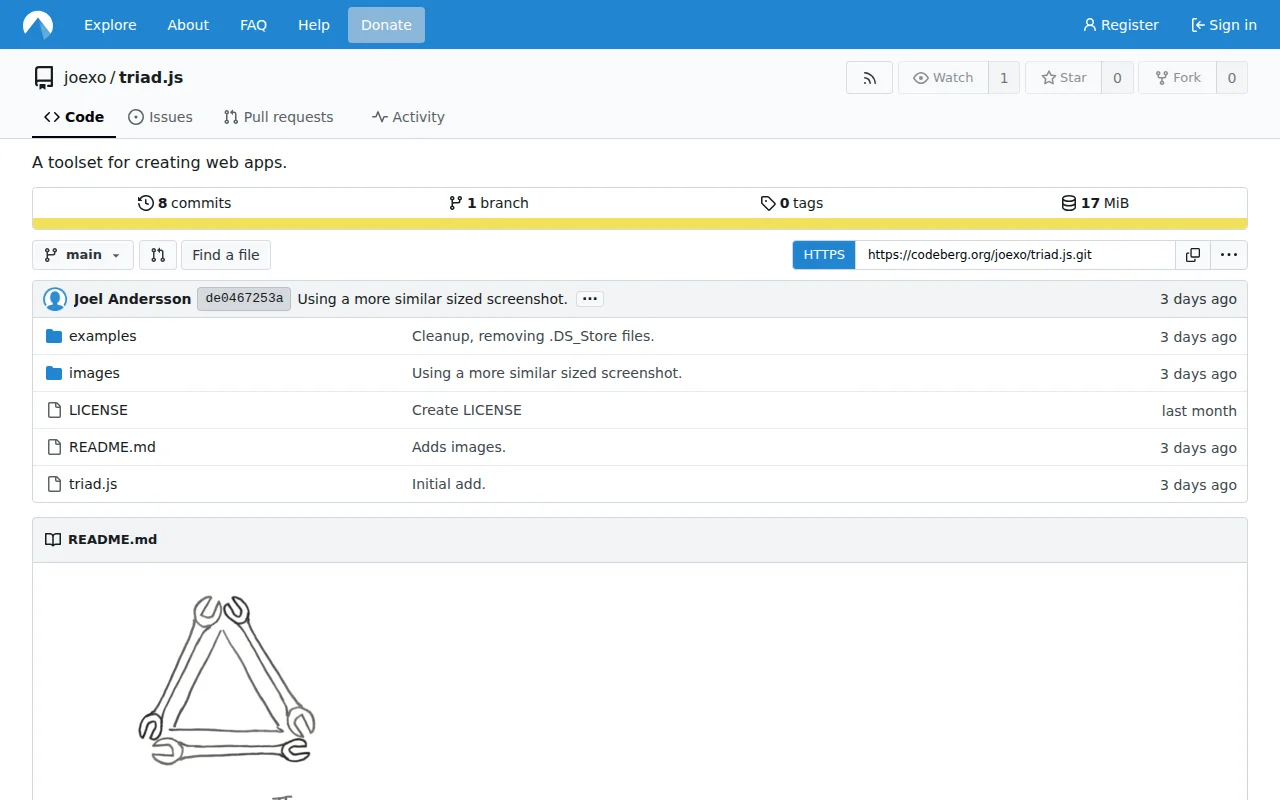 Triad.js – A toolset for creating web apps