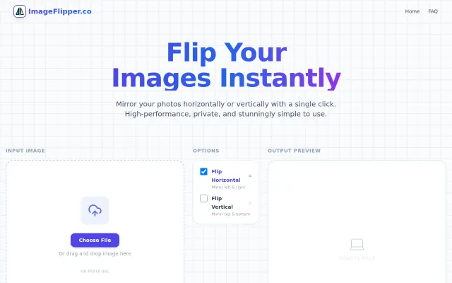 I made a simple image flipper to flip images