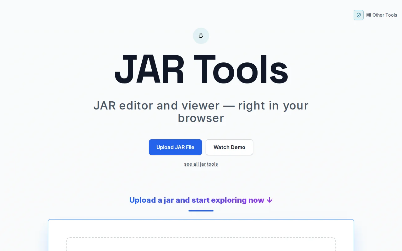 Jar.Tools – explore and edit Jar files online