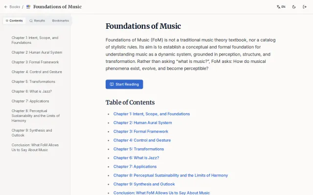 Foundations of Music (FoM)