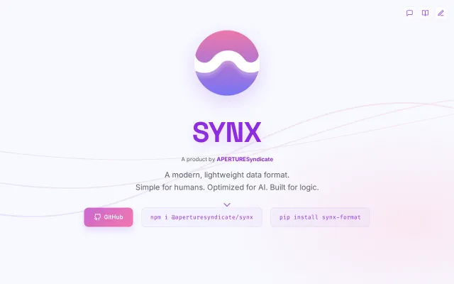 SYNX – a new config format with active mod. Built for AI and humans