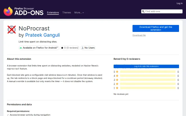 NoProcrast – A browser extension modeled on HN's noprocrast feature