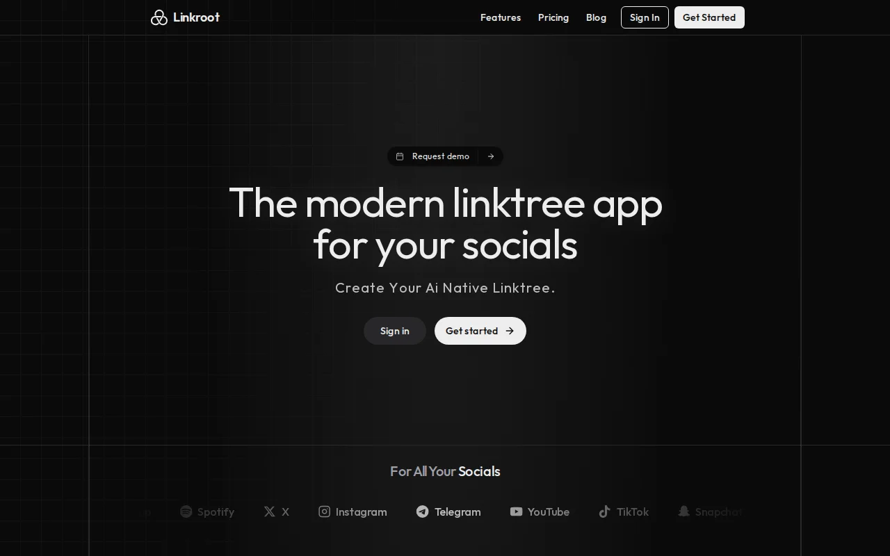 I built the modern, clean and AI native linktree app